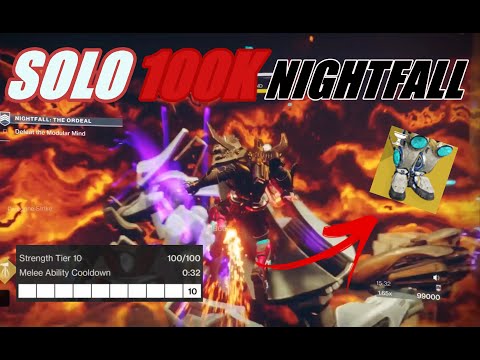 Solo 100k Ordeal Nightfall - Without Using Artifact Mods - W/Randy's Throwing Knife - Inverted Spire