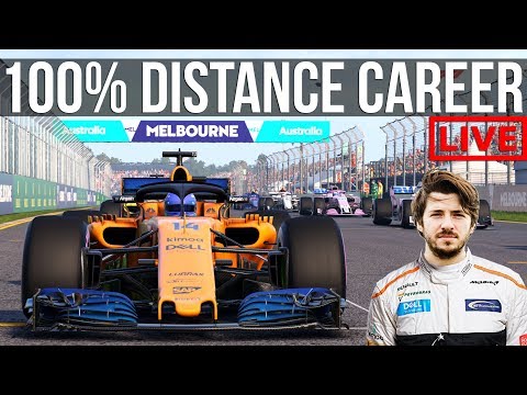 F1 2018 - 100% Distance Career Mode | Round 1: Melbourne