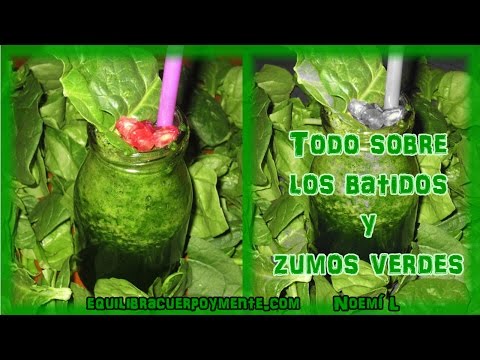 Jugos verdes: todo lo que debes saber