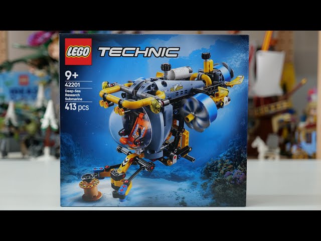 Vídeo relacionado con LEGO Technic Submarino de Aguas Profundas de Juguete de Construcción, Vehículo de Exploración del Mundo Marino, Regalo Científico para Niños y Niñas de 9 Años o Más, Juego de Ingeniería 42201