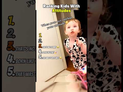 Ranking Kids With Attitude 😂