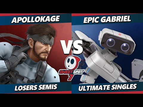 Sweet Spot 7 Losers Semis - Apollokage (Snake) Vs. Epic_Gabriel (ROB) SSBU Ultimate Tournament