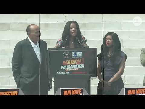MLK's granddaughter and son addresses March on Washington 63 years after 'I have a dream' speech