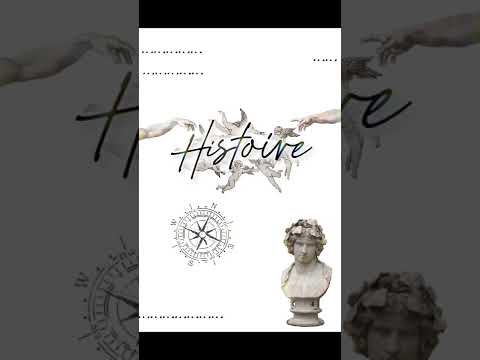 TUTO PAGE DE GARDE AESTHETIC : HISTOIRE : BACK TO SCHOOL 🎉