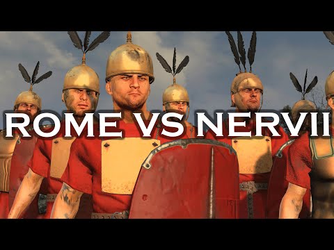 Rome vs Nervii - Multiplayer Battle - Total War Rome 2