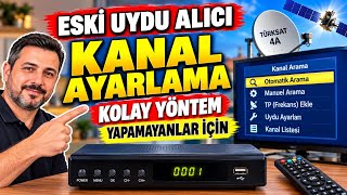 Eski Uydu Alıcısı Kanal Ayarlama | Türksat 4A Frekans Ayarı, Eksik Kan