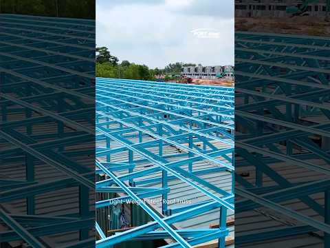 FORT Steel Light-Weight Steel Roof Truss installation completed