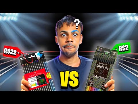 EXPENSIVE vs. CHEAP COLOR PENCILS | Faber Castell Supersoft VS Leo&Leo Carbon Line