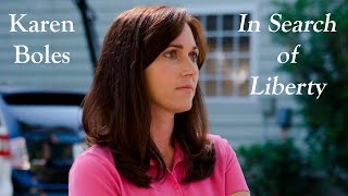 Actress Karen Boles - Working on In Search of Liberty video