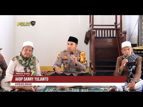 KAPOLRES BANJAR MELAKUKAN JUMAT CURHAT DAN BAKTI KESEHATAN DENGAN WARGA