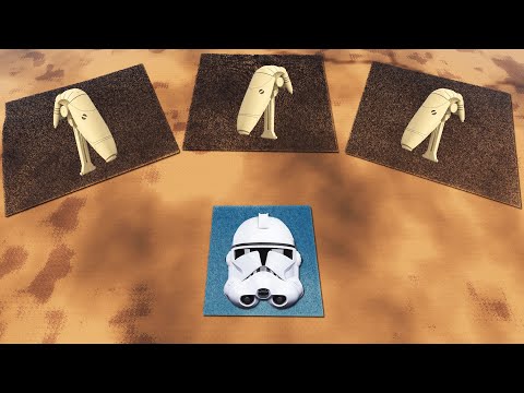 4,000 Clone Troopers Outnumbered by 40,000 Droid Army! - UEBS Ultimate Epic Battle Simulator