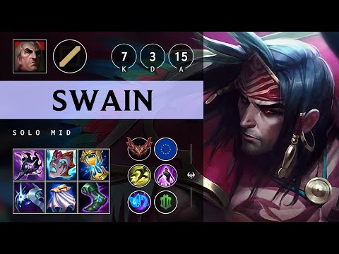 Swain Mid vs Syndra - EUW Grandmaster Patch 25.10