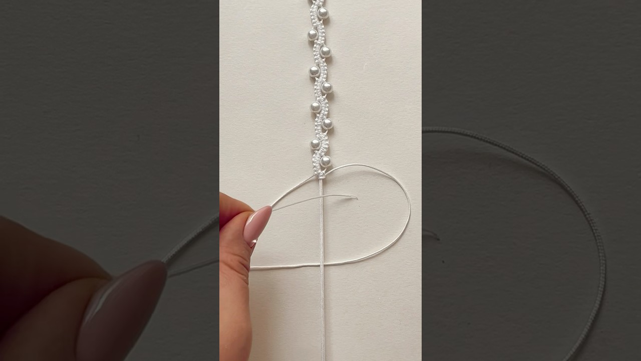 DIY Macrame Pearl Bracelet | Easy & Elegant Tutorial