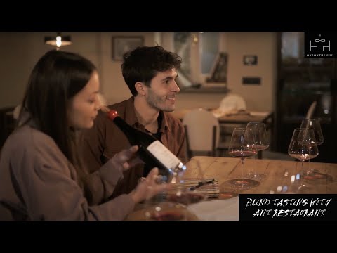 Blind tasting session - Tiziano and Alex from Ant restaurant in Novello
