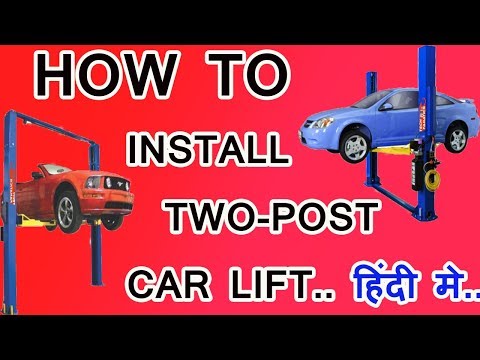 Techfanatics TPL-1100BP Two Post Lift - 4 Ton Car Lift for Garages