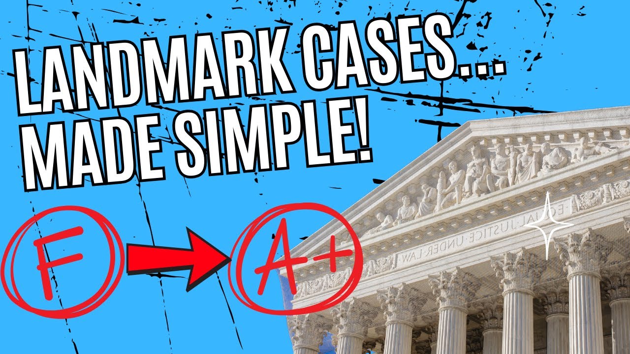 Top Supreme Court Cases Every Student Should Know! | FCLE Study Guide