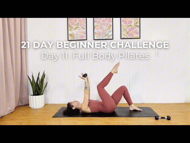 Day 11 | 30 min Full Body Pilates & Strength | Beginner Pilates Workout | Sculpted From Scratch