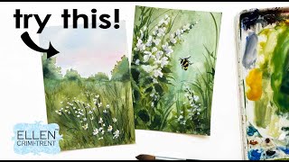 How to use masking fluid to create dynamic watercolor cards