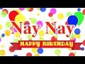 Happy Birthday Nay Nay Song