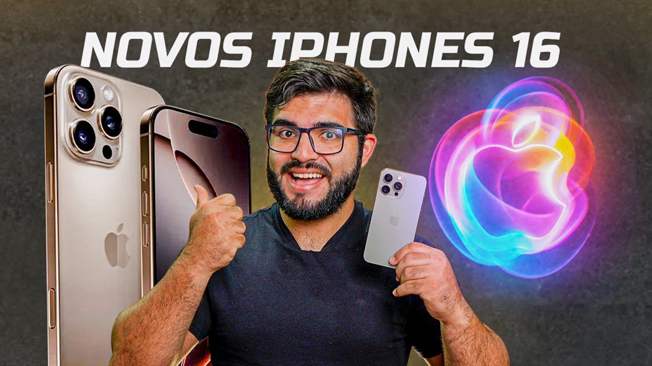 OFICIAL! IPhones 16, PRO e PRO MAX! O que REALMENTE MUDOU? (Analise SINCERA)