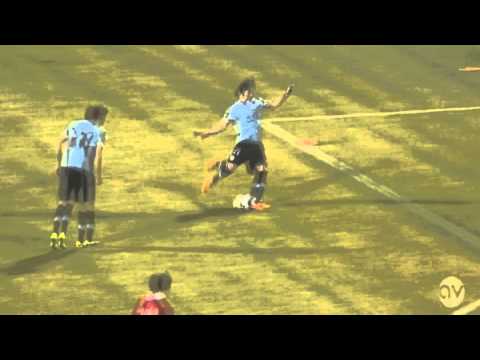 Edinson Cavani Amazing Free Kick Goal (Jordan 0-5 Uruguay) 13.11.2013