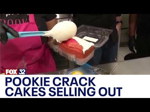 Customers at Pookie Crack Cakes will sometimes line up for hours before they open