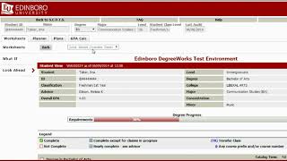 Full Length Degreeworks Tutorial