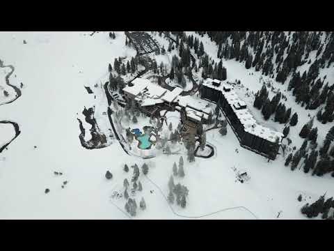 Resort at Squaw Creek | Drone shot in winter