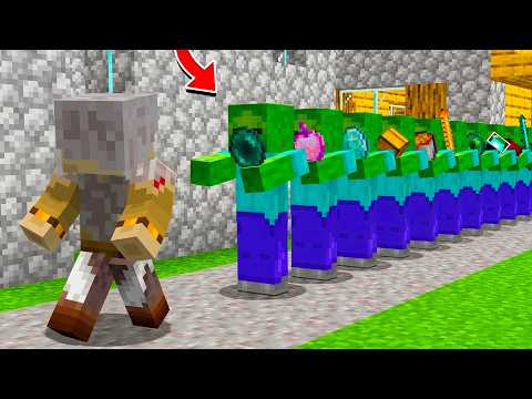 Minecraft mais les Zombies sont devenus GENTILS ?!