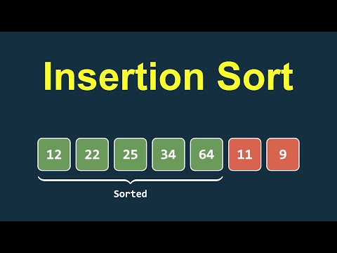 Insertion Sort Visually Explained | Sorting Algorithm | Computer Science
