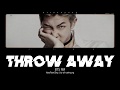 BTS RM Throw Away 버려 Color Coded Lyrics Han Rom Eng