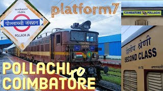 Train Journey | Pollachi to Coimbatore by 06420 Pollachi - Coimbatore Express Special