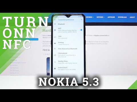 How to Turn On / Off NFC in Nokia 5.3?