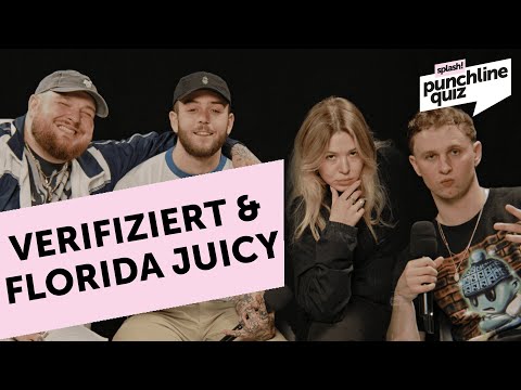 Verifiziert & Florida Juicy im Punchline Quiz