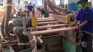 MÁY CẮT PHAY 2 ĐẦU ĐIỀU CHỈNH PHÔI BẰNG ĐỒNG HỒ ĐIỆN TỬ