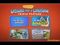 VeggieTales Lessons For A Lifetime Triple Feature DVD Menu Walkthrough