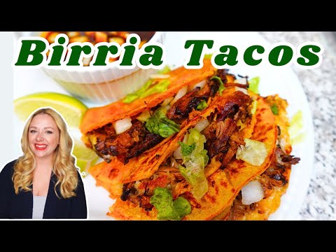 Easy Slow Cooker Birria Tacos (Crispy, Juicy & So Flavorful)