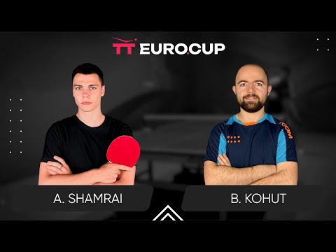 15:30 Andrii Shamrai - Bohdan Kohut 12.08.2024 TT Euro.Cup Ukraine Elite. TABLE 3