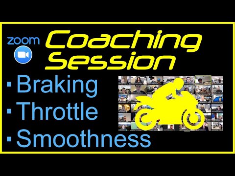 Zoom Motorcycle Coaching Session: Braking, Throttle, Smoothness