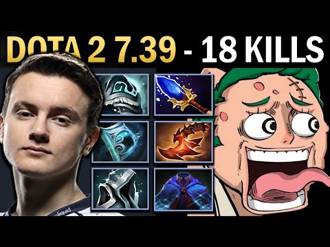 Pudge Gameplay Miracle with 18 Kills and Glimmer - Road to Dota 2 7.40