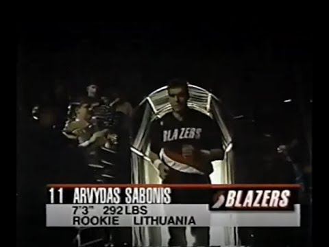 Arvydas Sabonis NBA Debut (1995)