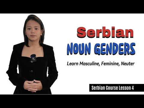 Serbian for Beginners | Lesson 4: Noun Genders