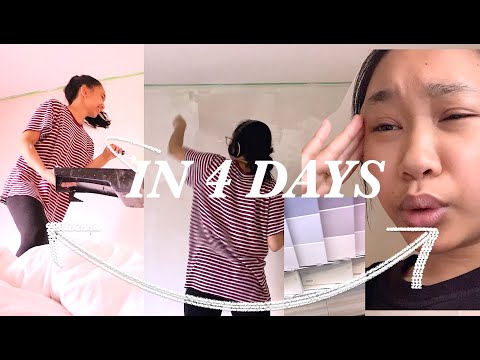 PAINTING MY ROOM GREEN (painting is harder than I EVER thought)