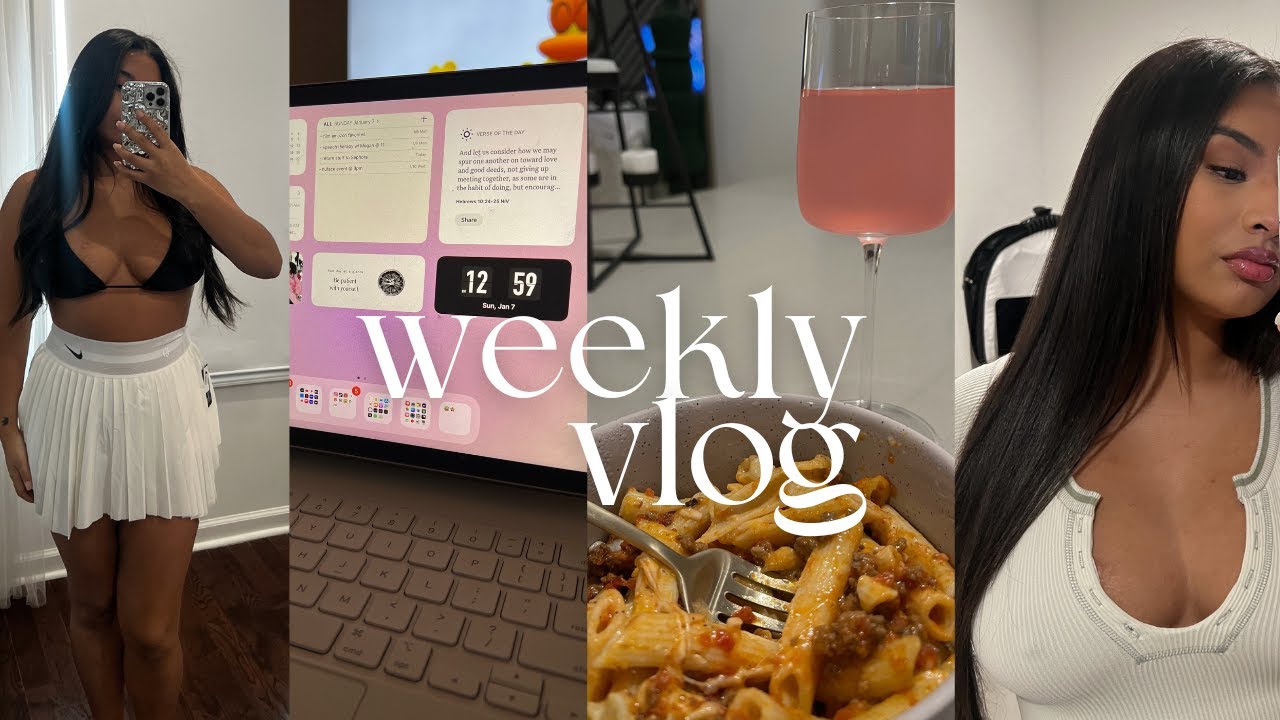 WEEKLY VLOG | SELF REFLECTING + NEW YEAR RESET, ACCOUNTABILITY APPS, BACK TO ROUTINE, VIBE W/ ME ETC