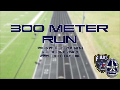 Irving Police Recruiting - 300 Meter Run