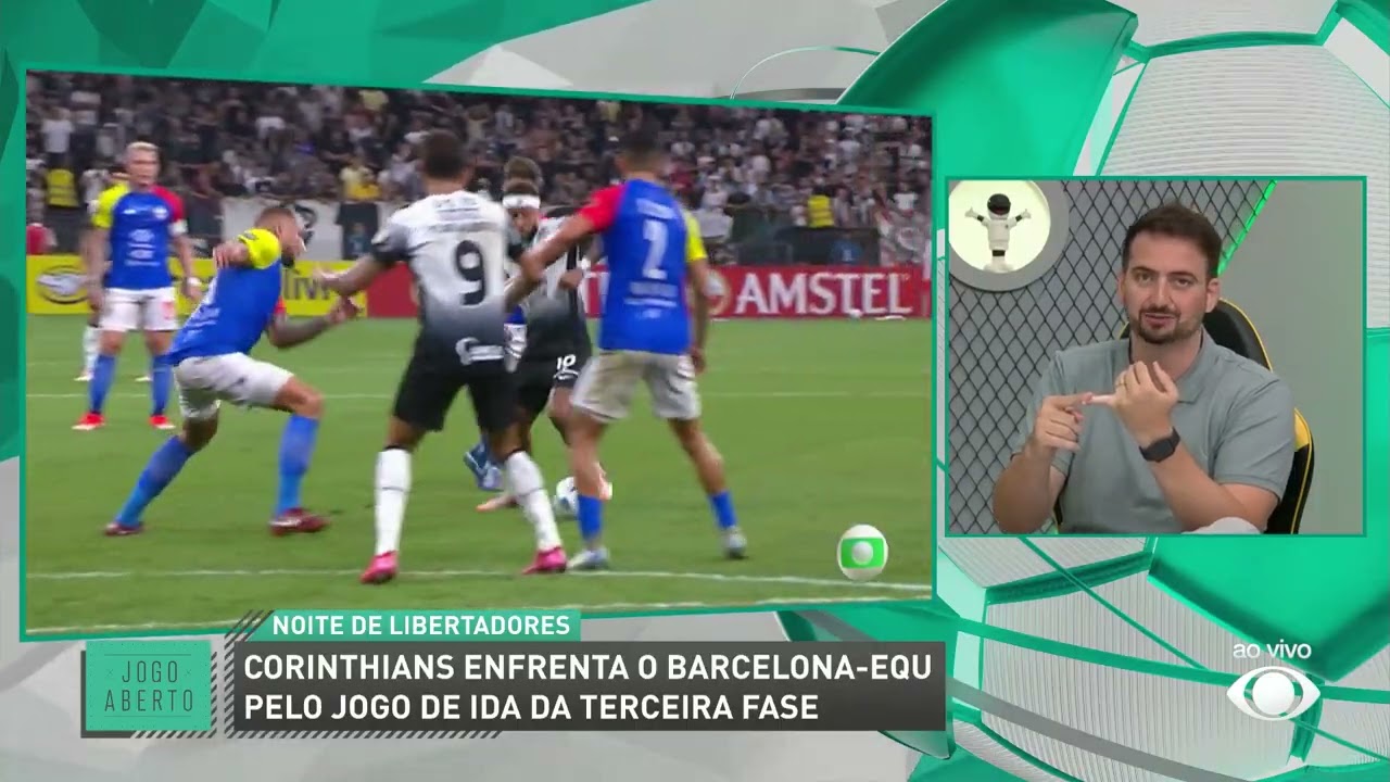 Debate Jogo Aberto: O que esperar de Corinthians x Barcelona pela Libertadores?