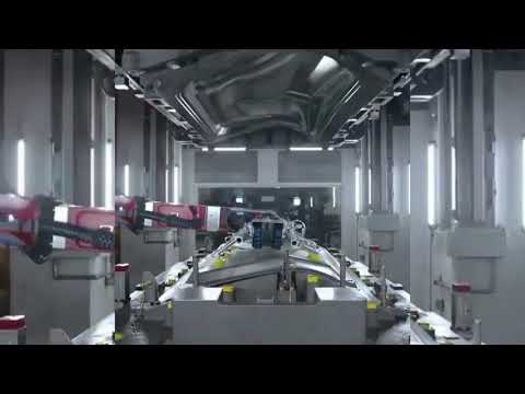 Tesla model car head body manufacturing