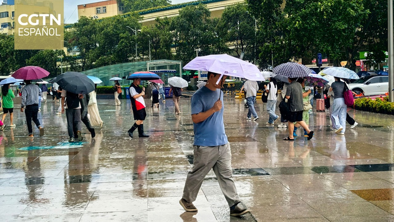 China emite alerta amarilla por tormentas en distintas provincias del país