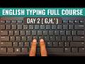 Learn English Typing In 10 Days DAY 2 Home Row Complete Free Typing Lessons Tech Avi
