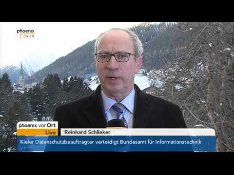 Weltwirtschaftsforum - Schalte mit Reinhard Schlieker am 23.01.2014